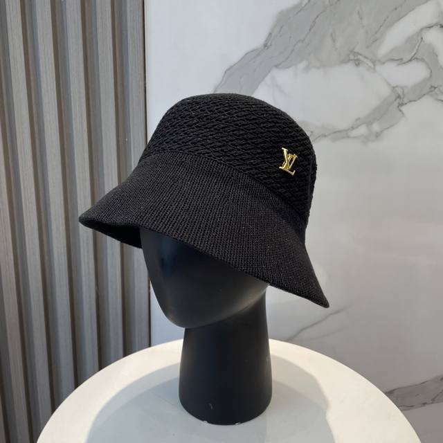 Lv Louis Vuitton New Knit Bucket Hat, High-Density Construction, A Super Stylish