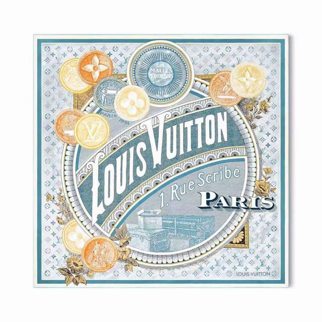 This Malles Merveilleuses Silk Square Scarf Features An Art-Inspired Design Insp