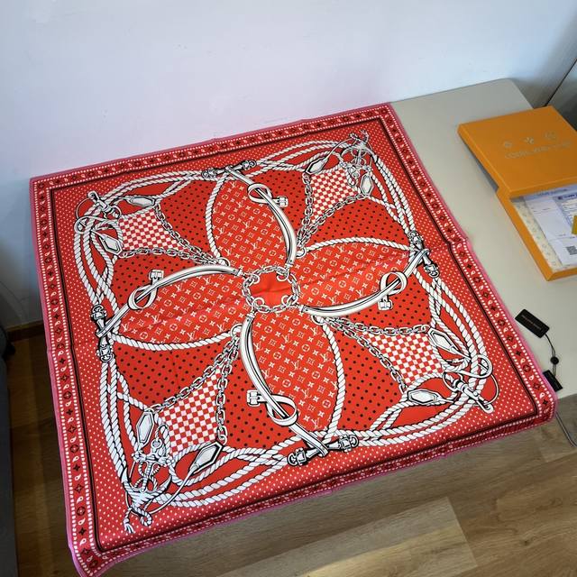 Lv New Square Scarf Reinterprets The Traditional Veil With Creative And Unique T