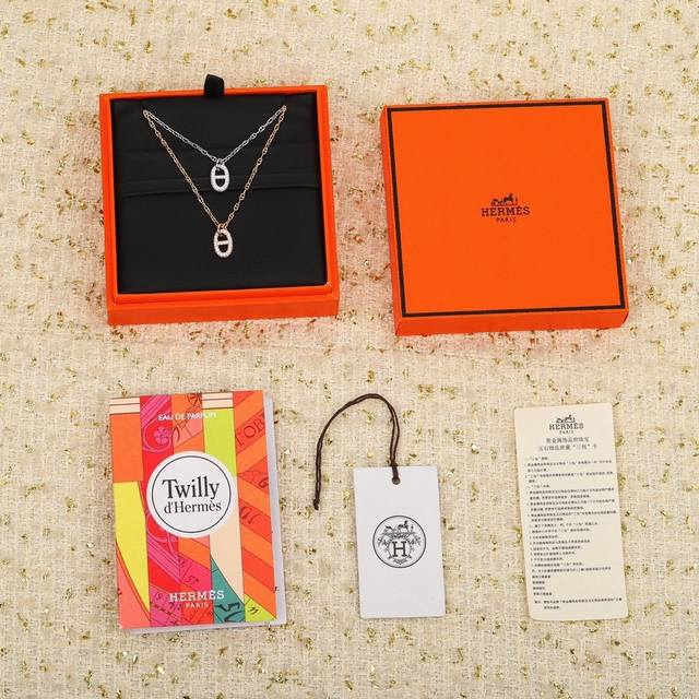 205137 Our Product: Pig Nose Full Diamond Necklace. Customizable In 18K Real Gol