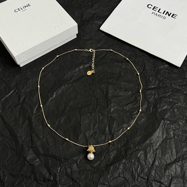 Celine Necklace Has Always Been A Benchmark In Minimalist Fashion Bold Design, T
