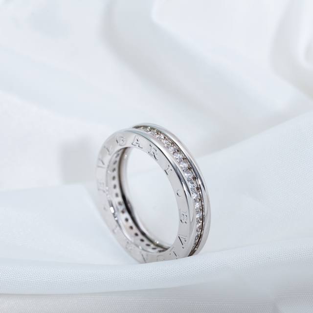 Zero1 Single Ring With Diamonds Ring Size 56789 Us Size Available In Three Color