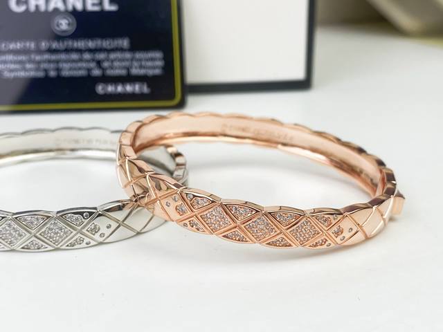 Chanel Diamond-Patterned Bracelet High-End Custom-Made With Top-Quality High-Car