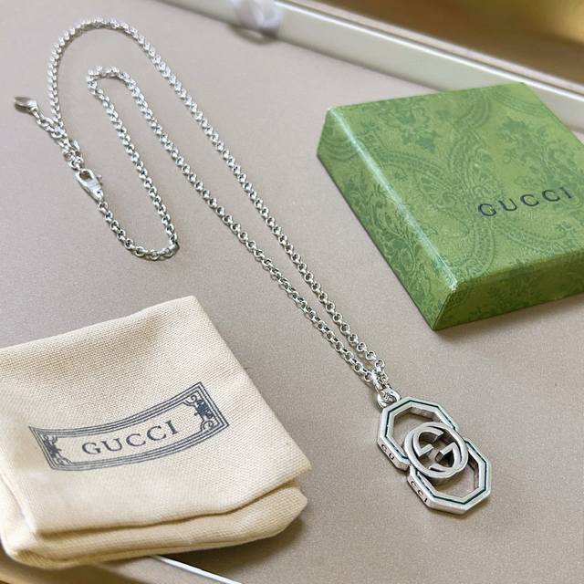 Gucci Necklace Latest Model With Higher-Grade Chain, Celebrity-Inspired Anger Fo
