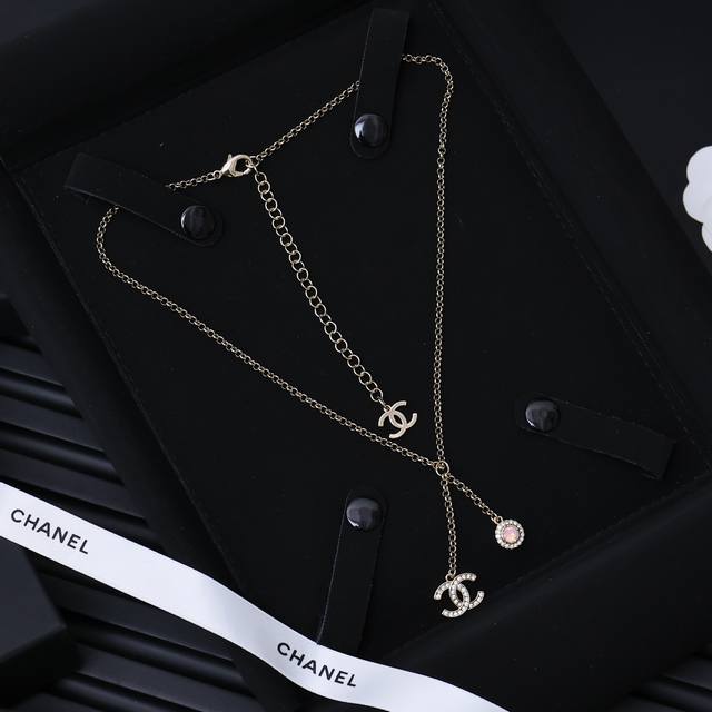 Chanel Double C Pink Diamond Necklace Spring/Summer Vacation Essential The Class