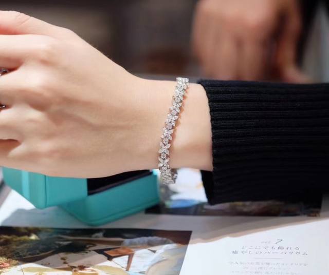 925 Tiffany Marquee Eye Bracelet, Luxury High-End Brand, S925 Sterling Silver, P