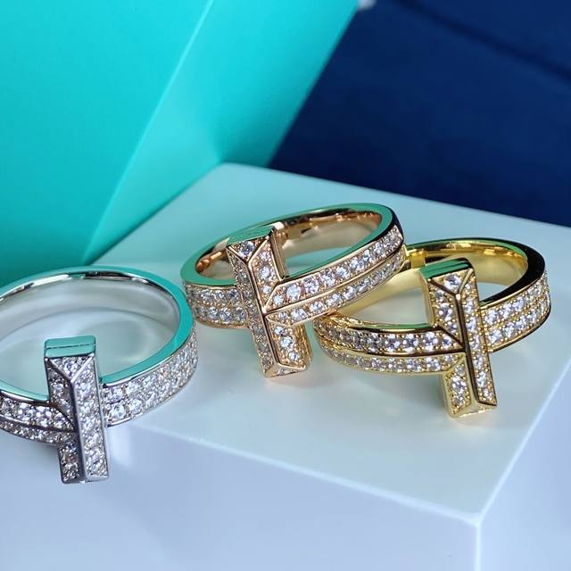 Cnc High-End Wide Diamond Ring, Size 5678, Brand-New T1 Series, Embodying Unique