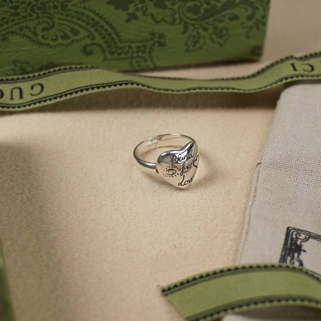 Gucci Flower And Bird Heart Ring. The Flower And Bird Series Draws Inspiration F