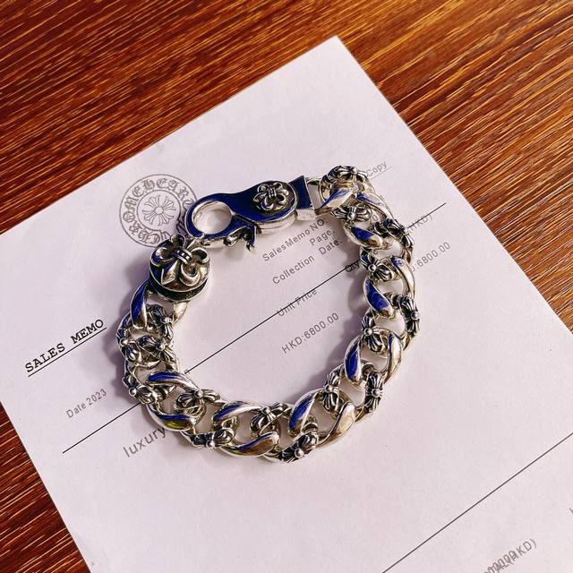Boy Scout Flower Ship Anchor Cross Flower Bracelet Lobster Interlocking Style Fa