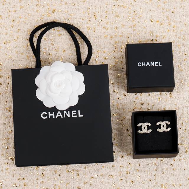 203610 Our Product: Ch Nel Double C Earrings. A Classic Design Available Every S