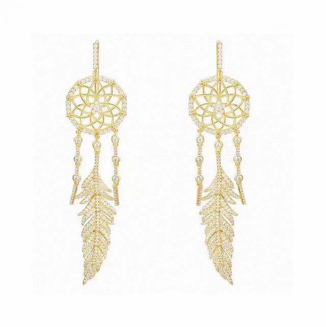 Apm Monacoins Dreamcatcher Earrings For Women, European And American Luxury Bran
