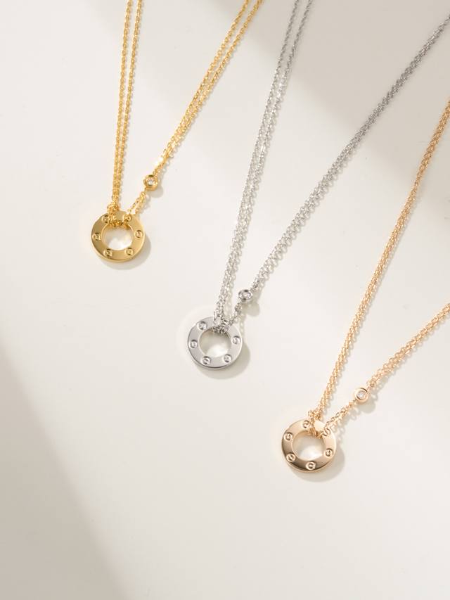 P Price Super Popular Small Cookie Necklace! The Double-Chain Small Cookie Neckl