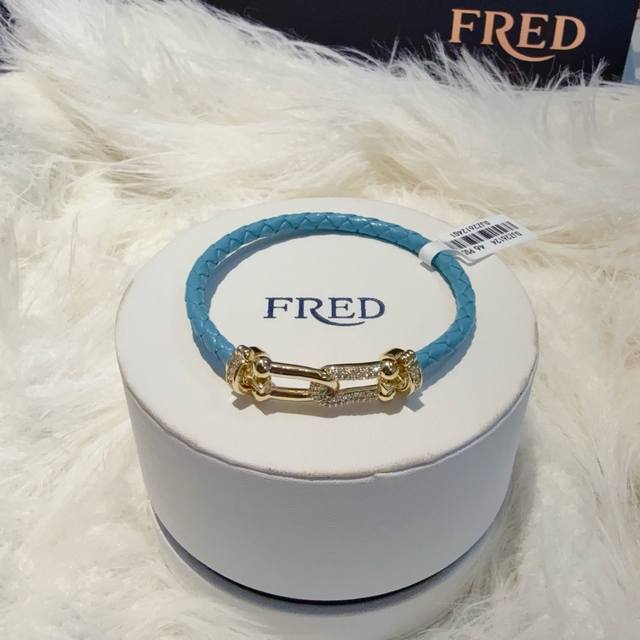 Batch: Hot-Selling Fred Full-Diamond Horseshoe Clasp Bracelet And Wristband, Cla