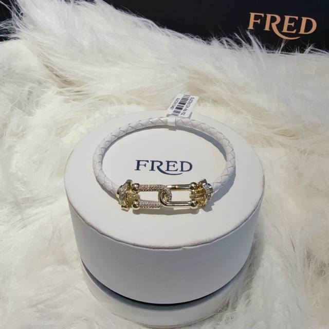 Batch: Popular Fred Full Diamond Horseshoe Buckle Bracelet, Classic And Versatil