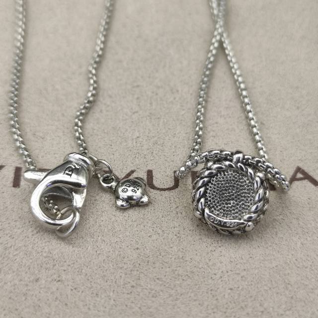 David Yurman 8Mm Main Stone Four-Prong Gemstone Necklace. Available In Five Styl
