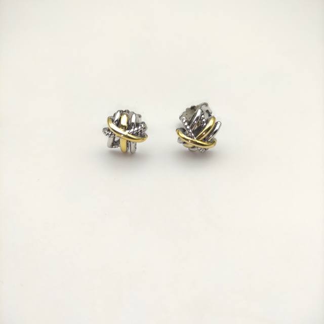New Arrival. David Yurman Intertwined Color Earrings. Size: 11Mm.