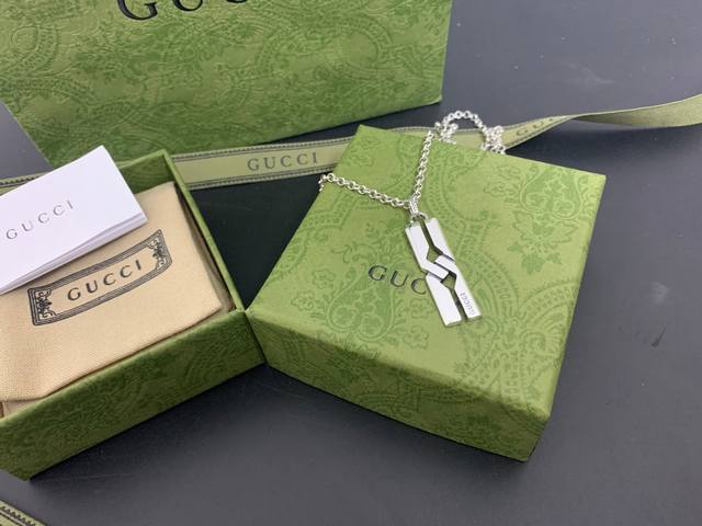 Arrived! Gucci Pig Nose Double G Necklace In Stock Length: 50Cm