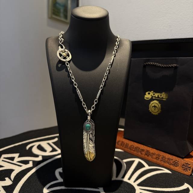 New Arrival: Goro's Takahashi Gor Rock Climbing Feather Necklace, Top-Tier Versi
