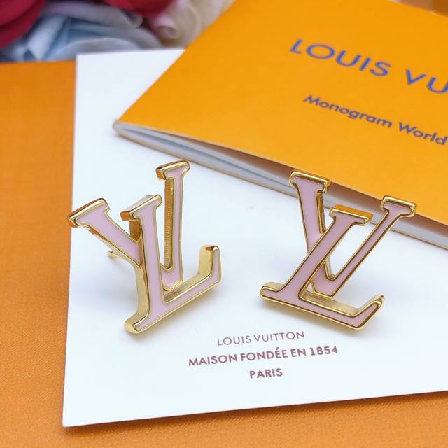 Code Led0092 Lv* Latest Drop-Shaped Pink Earrings, Consistent Zp Brass Material