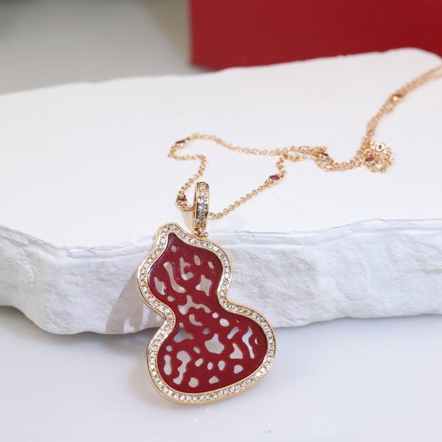 Premium Version Qilin Gourd Necklace - In Stock. The Gourd Symbolizes Good Fortu