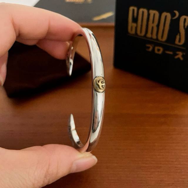 New Arrival Goro's Takahashi Gor Gold-Plated Open Bangle, Top-Tier Version. Auth