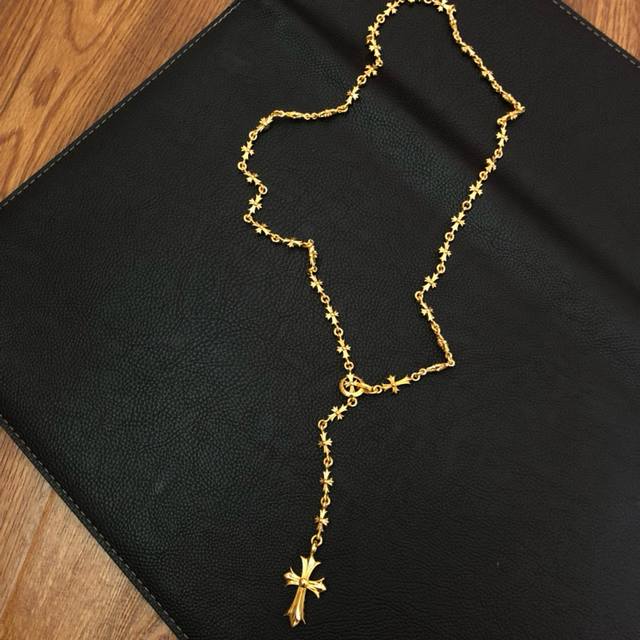 Chrome Hearts 22K Gold-Plated Adjustable Chain