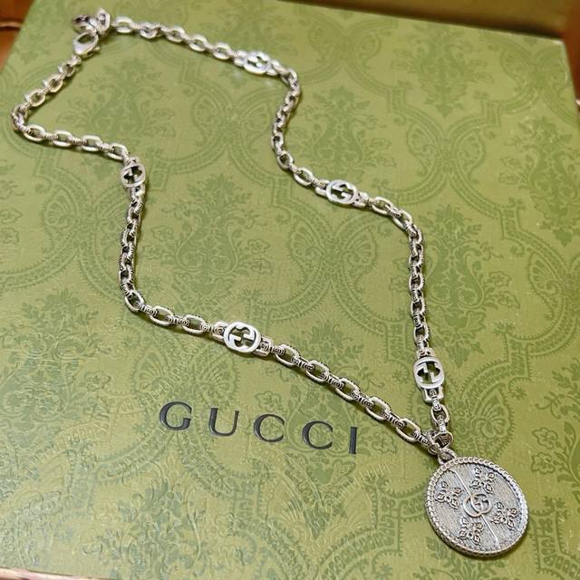 Gucci Necklace Latest Model With Higher-Grade Chain, Celebrity-Style Anger Fores