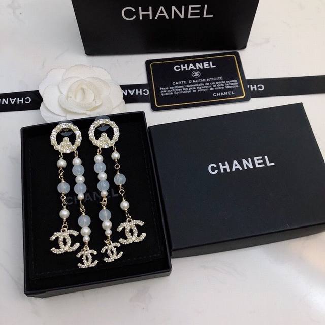 Counterfeit-Level Chanel Classic Pearl Brooch Earring Original Gold Original Bra