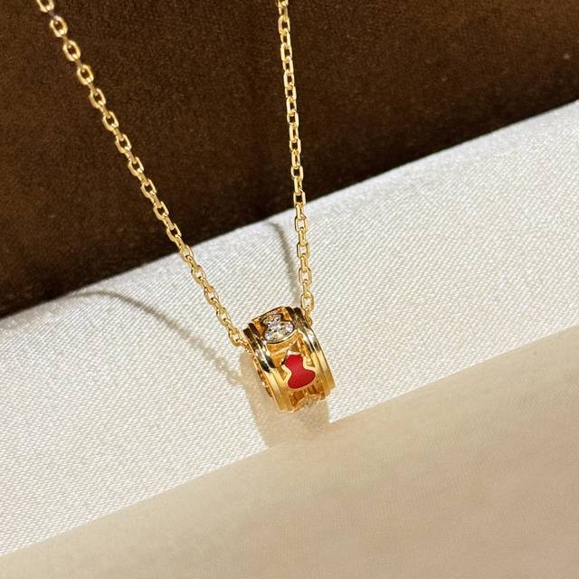 A5957 Qilin New Design, High-End Jewelry, Natural Red Agate, Slim Waist Necklace