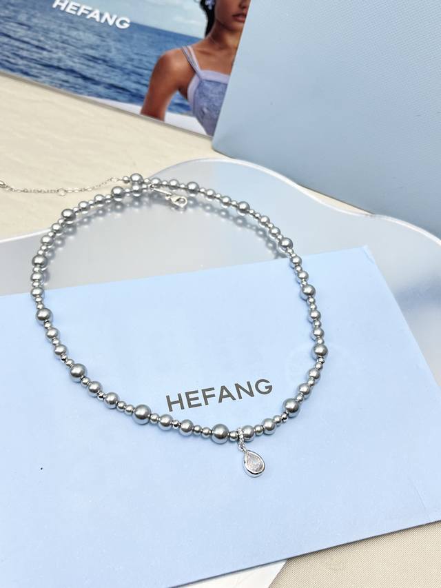 New Arrival Hefang Hefang Bubble Water Drop Necklace.