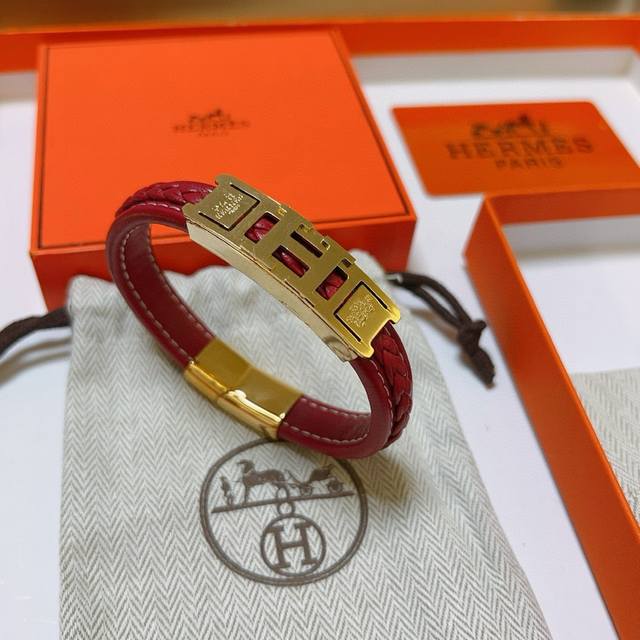 New Arrival: Herm S Bracelet And Wristband Latest Model, Pure Handmade Top-Grain