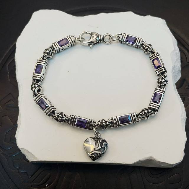 New Arrival, Boutique Quality Chrome Hearts Cross Diamond Bracelet, Original Des
