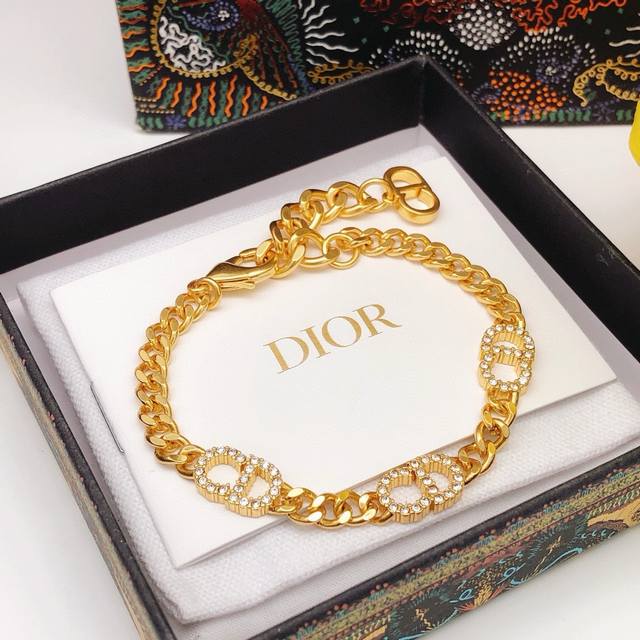 Model Number Dsl0130 Dio* Latest Mini Cd Diamond-Studded Bracelet, Made Of Zp Br
