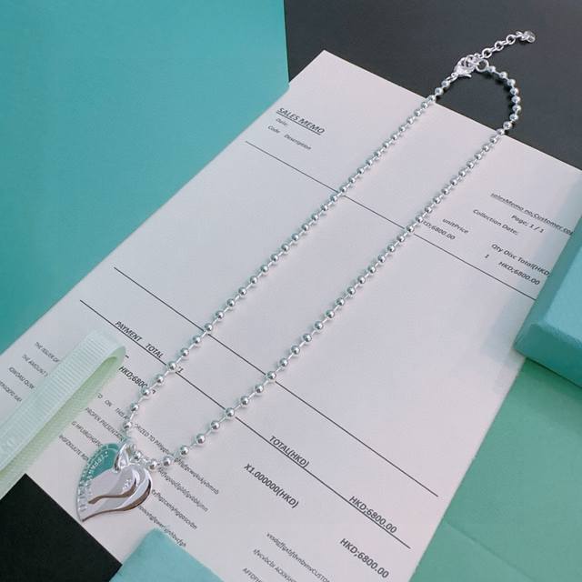 Tiffany Tiffny&Co. Store-Quality Silver Version, Celebrity-Inspired Design, Vint