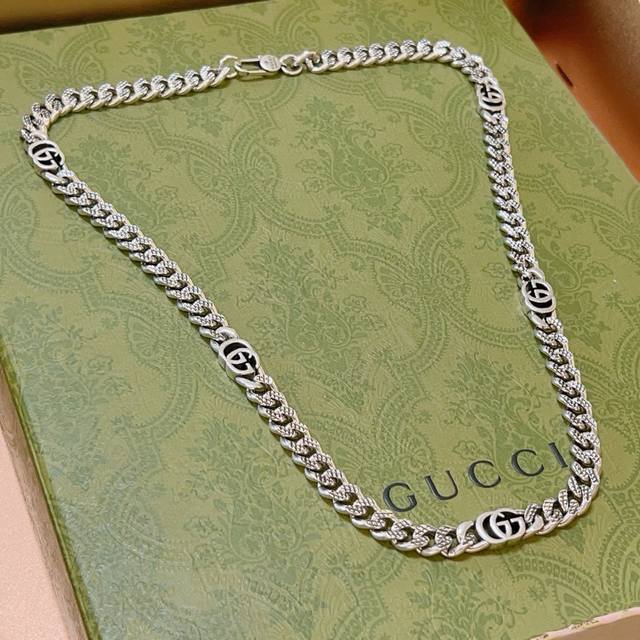 Gucci Necklace 2025 Latest Model With Higher-Grade Chain, Celebrity-Inspired Ang