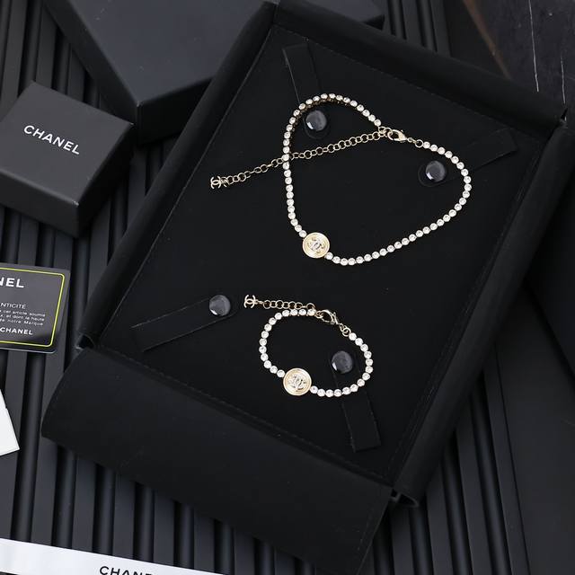 Chanel Gold Coin Diamond Set Vintage Style Absolutely Stunning And Elegant When