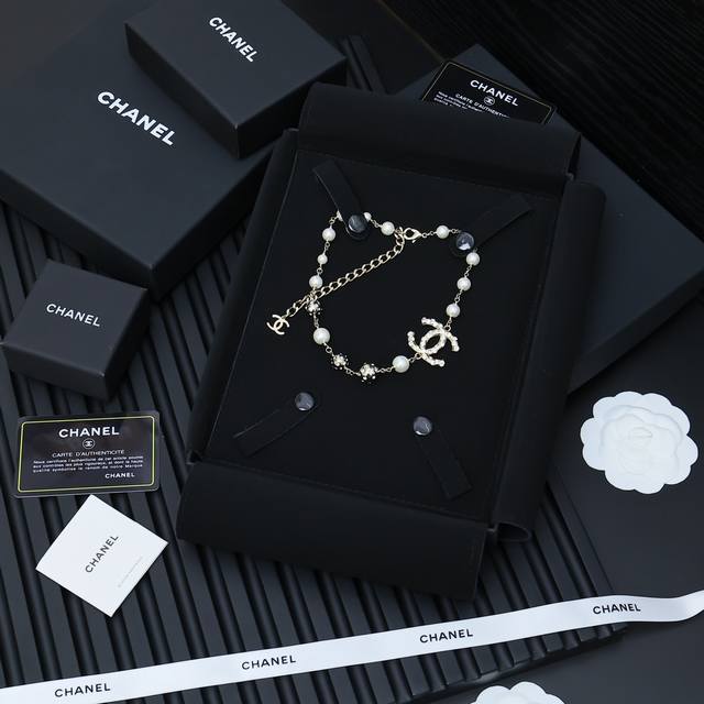 Chanel Seasonal Bestseller Double C Pearl Necklace Chanel's Metallic Punk Style