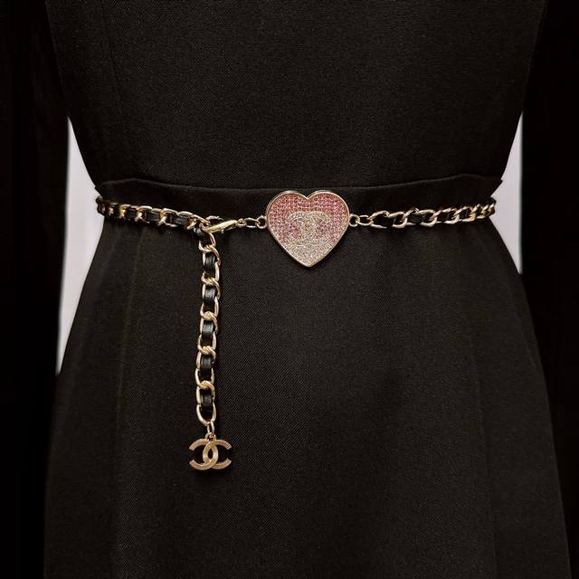 Chanel Full-Diamond Woven Chain Waist Chain