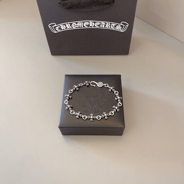 Vintage Thick Bracelet With Scout Flower Cross Flower Ball Full Flower Diamond B