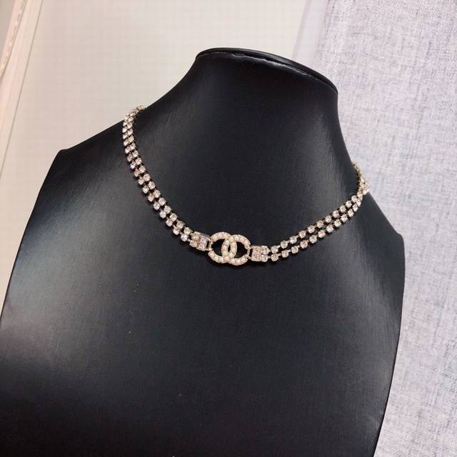 Chanel Necklace, Official New Release, Chanel Full-Diamond Choker, Identical To
