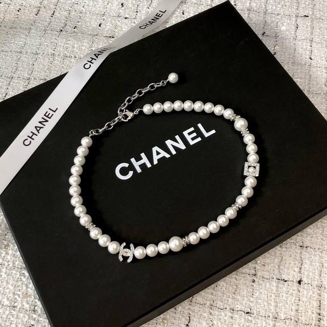 Chanel Pearl Necklace, Brass Material, Official Website Selected Premium Quality