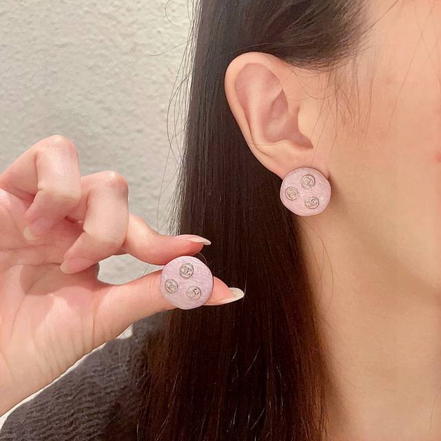 Chanel Round Double C Earrings