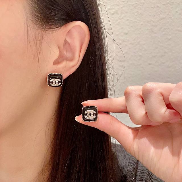 Chanel Vintage Double C Earrings Original Replica Logo Chanel's Designs Truly Ne