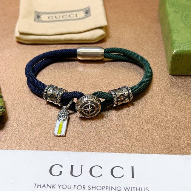 New Release: Gucci Bracelet And Wristband Latest Design, Handwoven Rope Material
