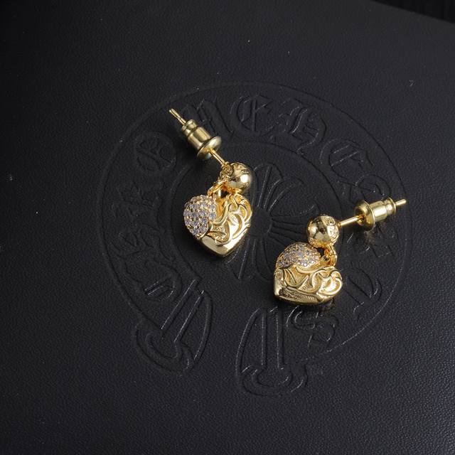 Chrome Hearts Ear Studs