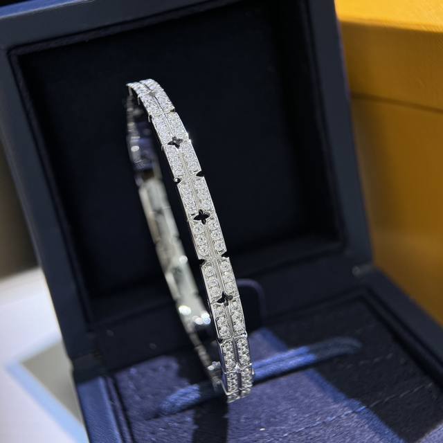 A4805 Donkey House New Arrival Openwork Double Row Diamond Bracelet High-End Cus
