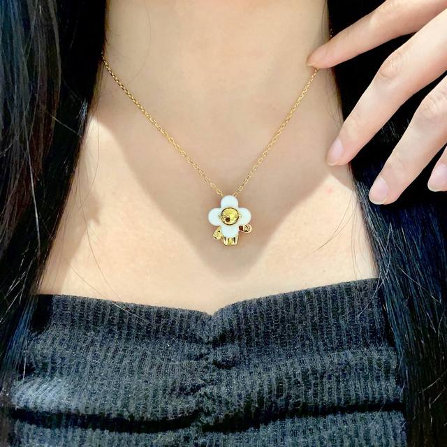 Louis Vuitton Unique Design Inspired By Lv's Iconic Motifs, Stunning Necklace Th