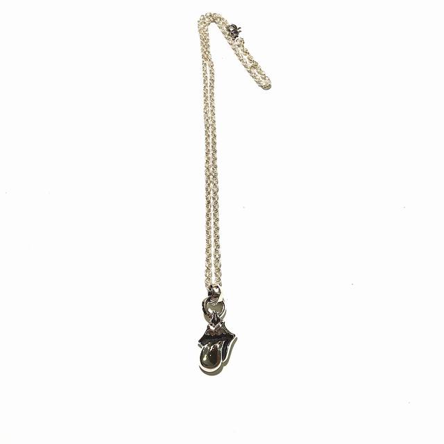 Chrome Hearts Large Tongue Necklace Classic Rolling Stones Tongue Pendant Exclus