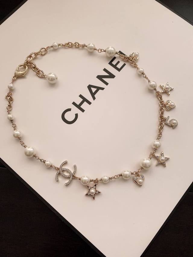 Ch*Nel Necklace, Made Of Solid Brass.