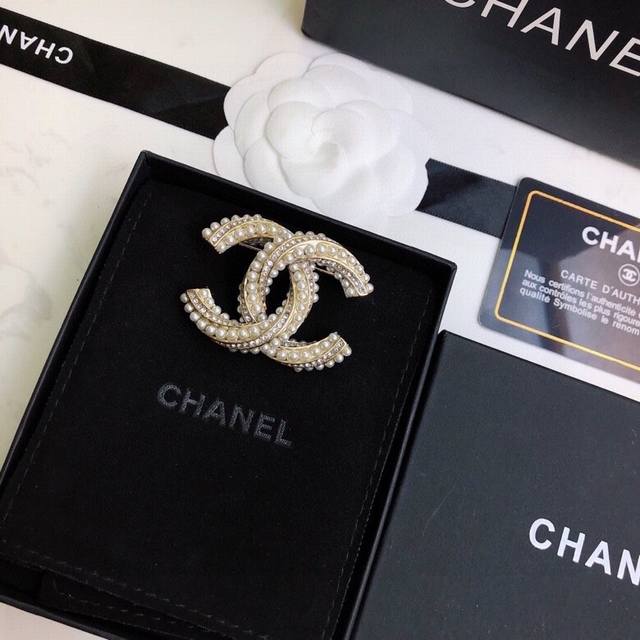 Chanel Classic Brooch With Authentic Details, New Arrival On The Official Websit